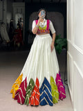 Pure Reyon Plain Work Navratri Chaniya Choli