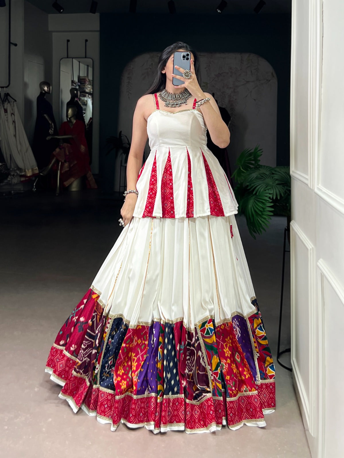Navratri Special Western Look Fully Stitched Chaniya Choli