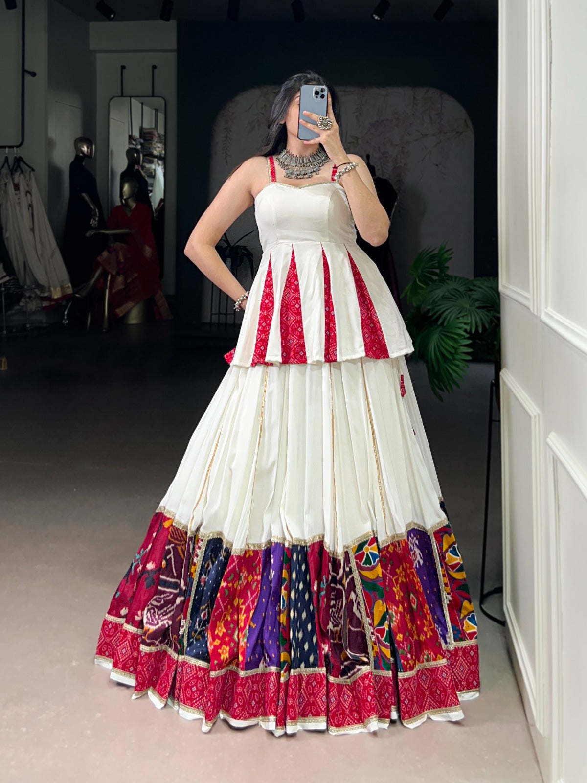 Navratri Special Western Look Fully Stitched Chaniya Choli