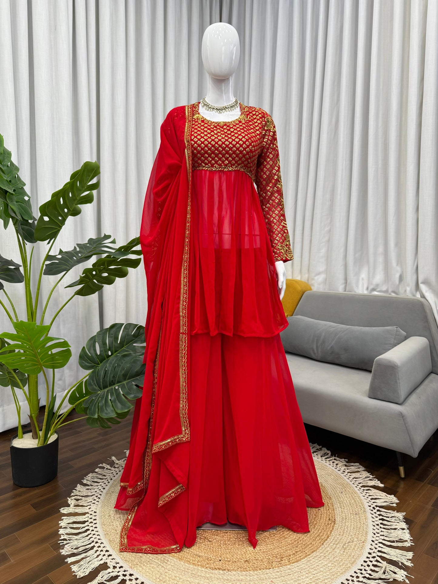 Designer Sharara Set – Elegant Ethnic Wear