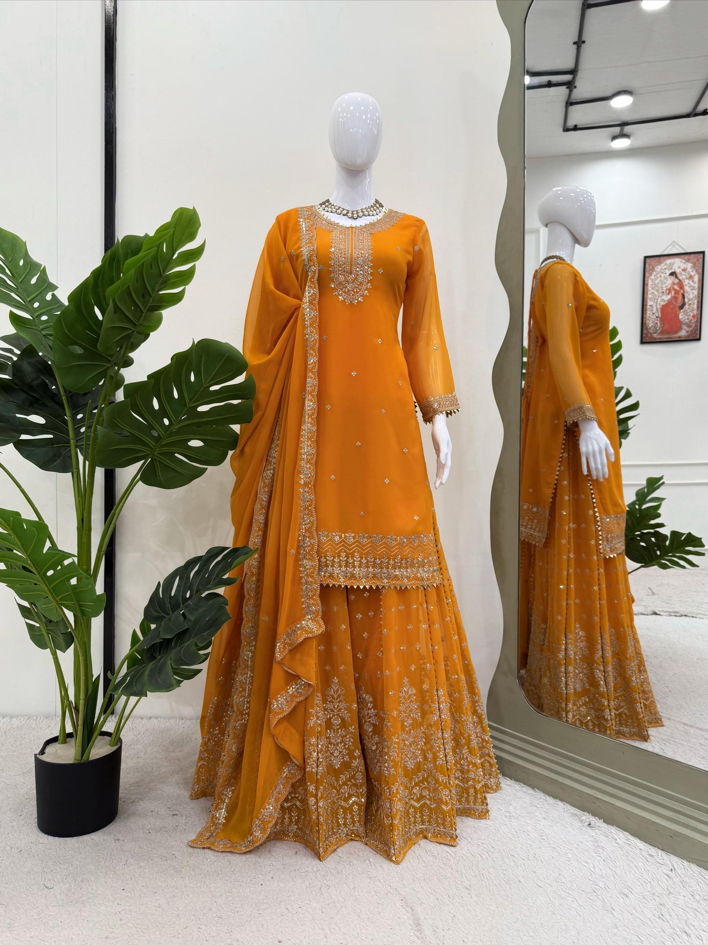 Designer Sharara Set – Elegant Ethnic Wear