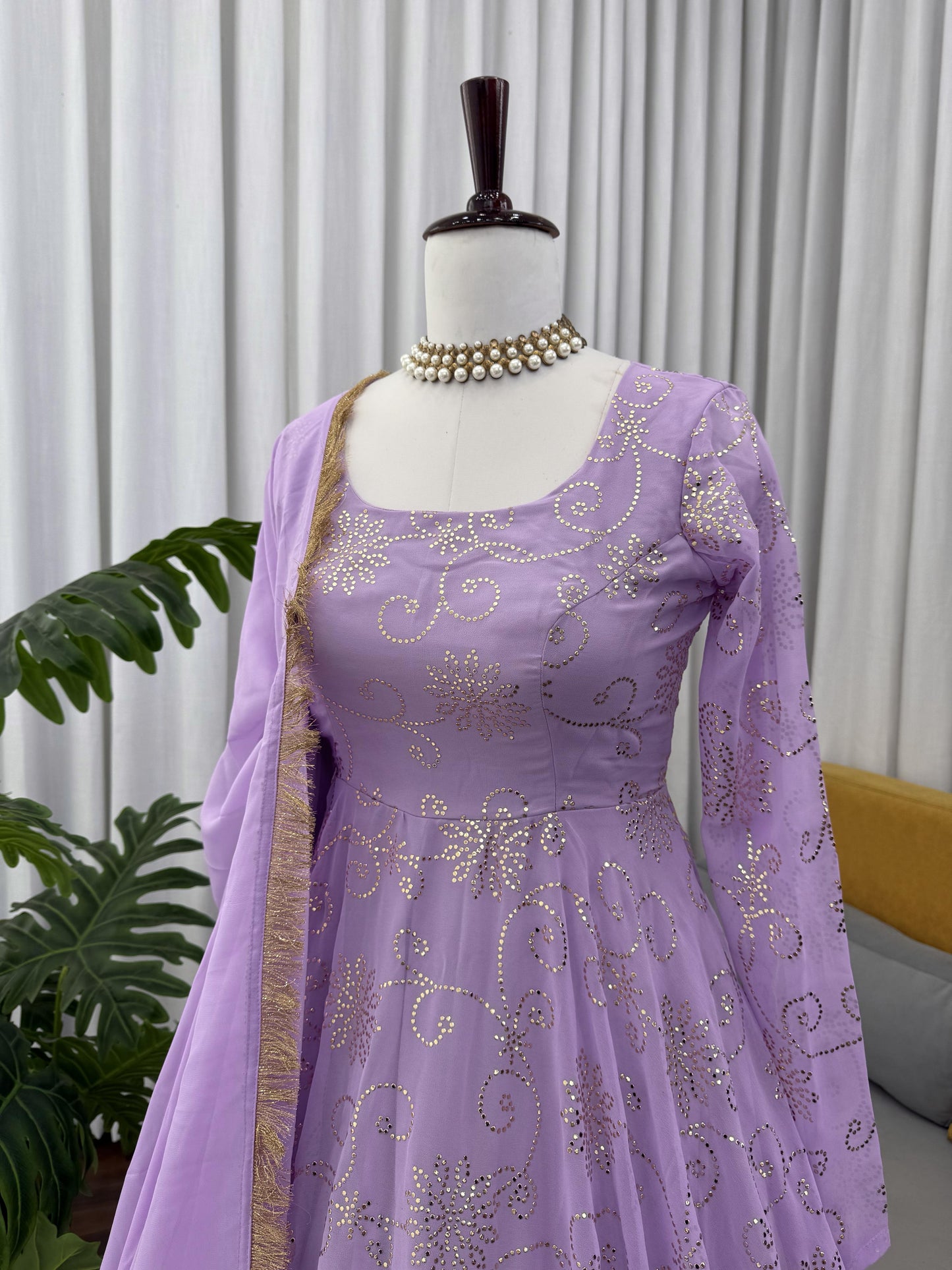 Designer Gown Set – Elegant Ethnic Wear ✨
