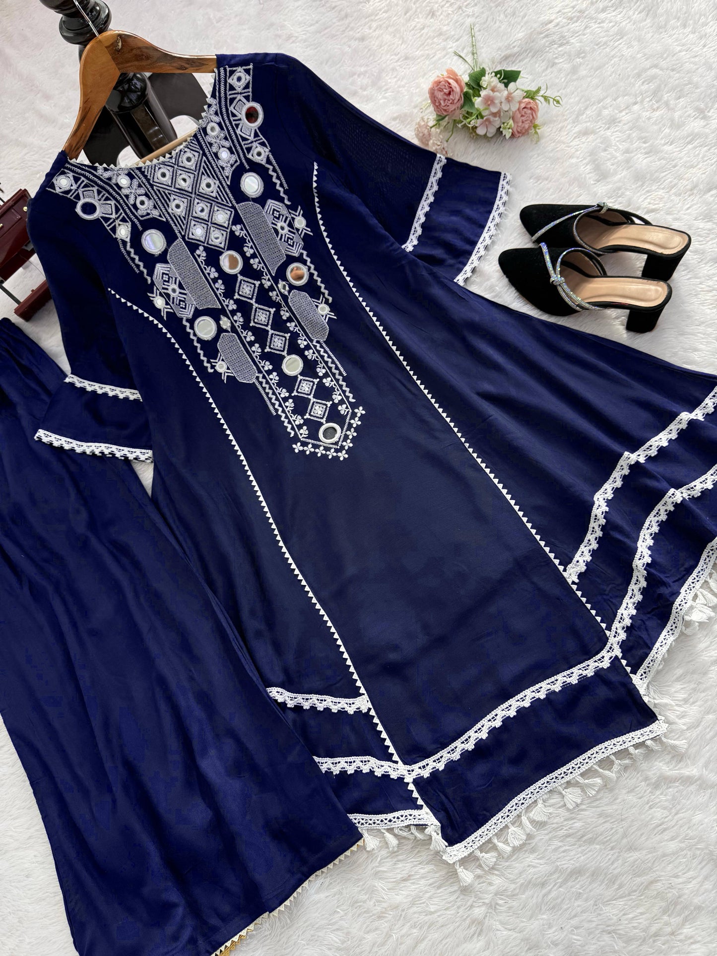 Step into effortless charm with our exclusive 2-piece set – crafted for comfort, stitched with grace.
