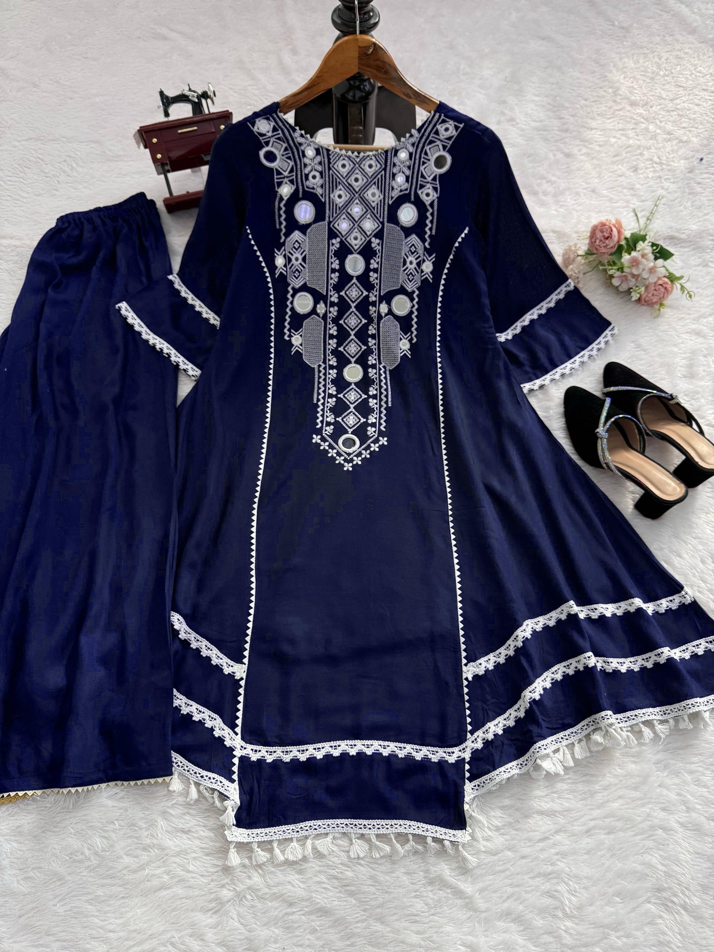 Step into effortless charm with our exclusive 2-piece set – crafted for comfort, stitched with grace.
