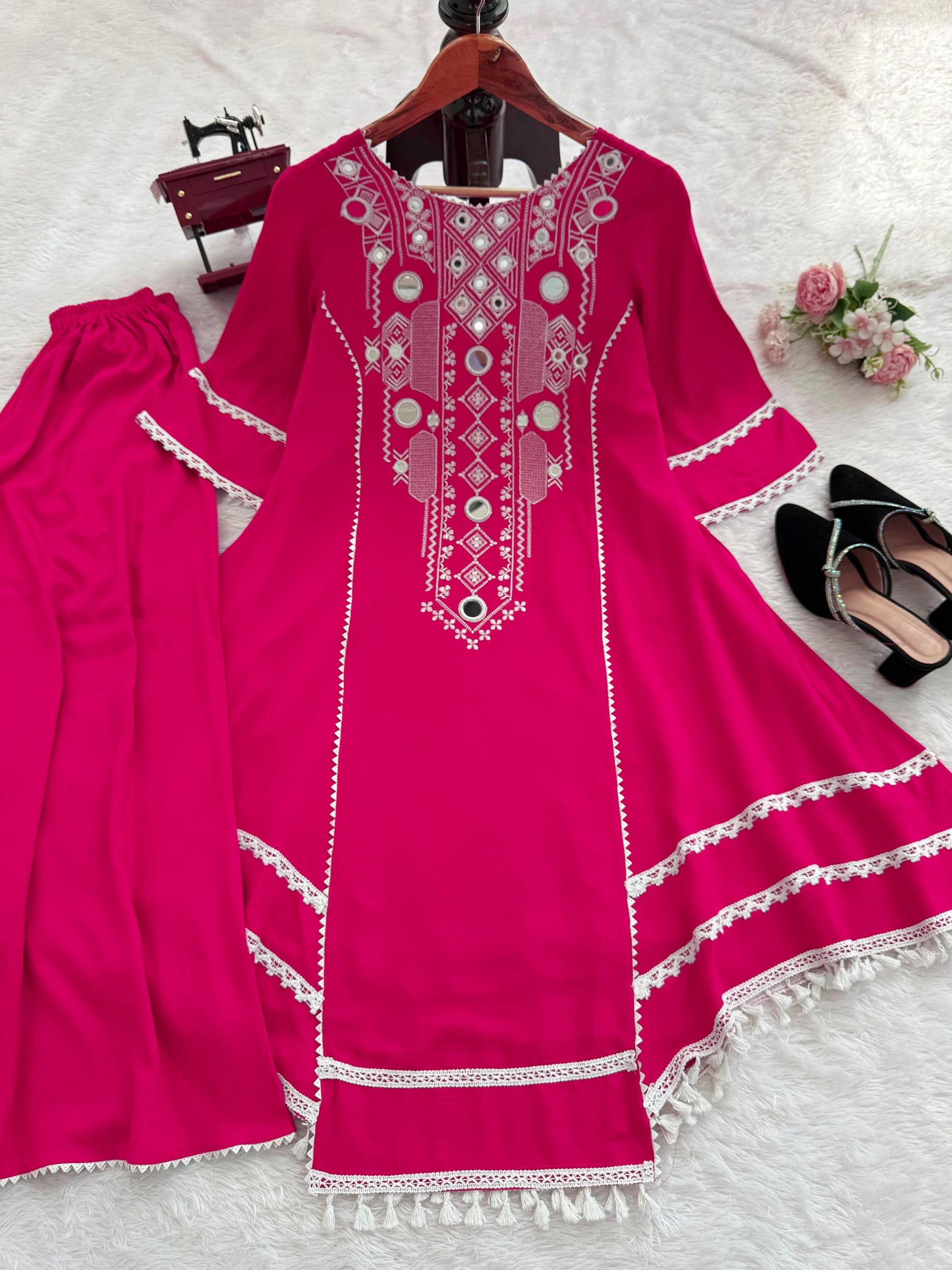 Step into effortless charm with our exclusive 2-piece set – crafted for comfort, stitched with grace.