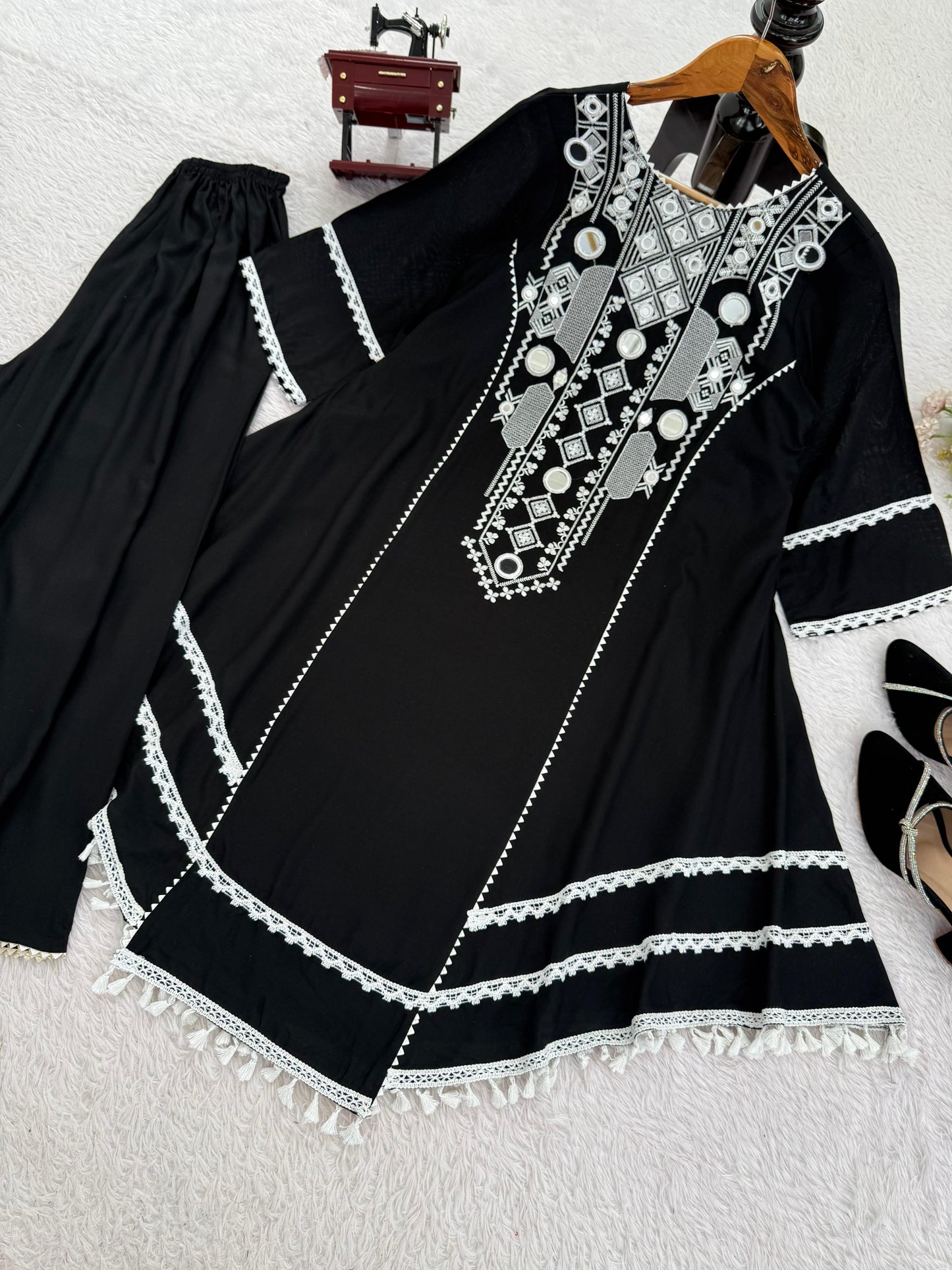 Step into effortless charm with our exclusive 2-piece set – crafted for comfort, stitched with grace.