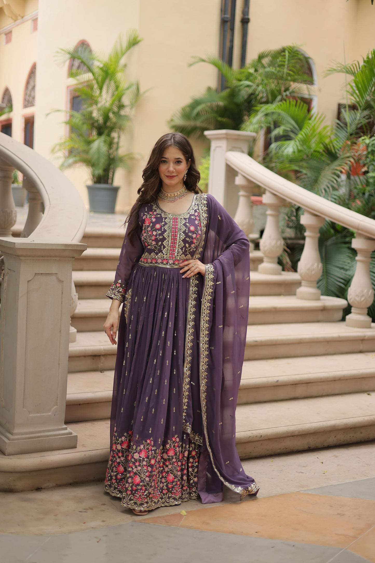 Premium designer readymade top-sharara-dupatta collections