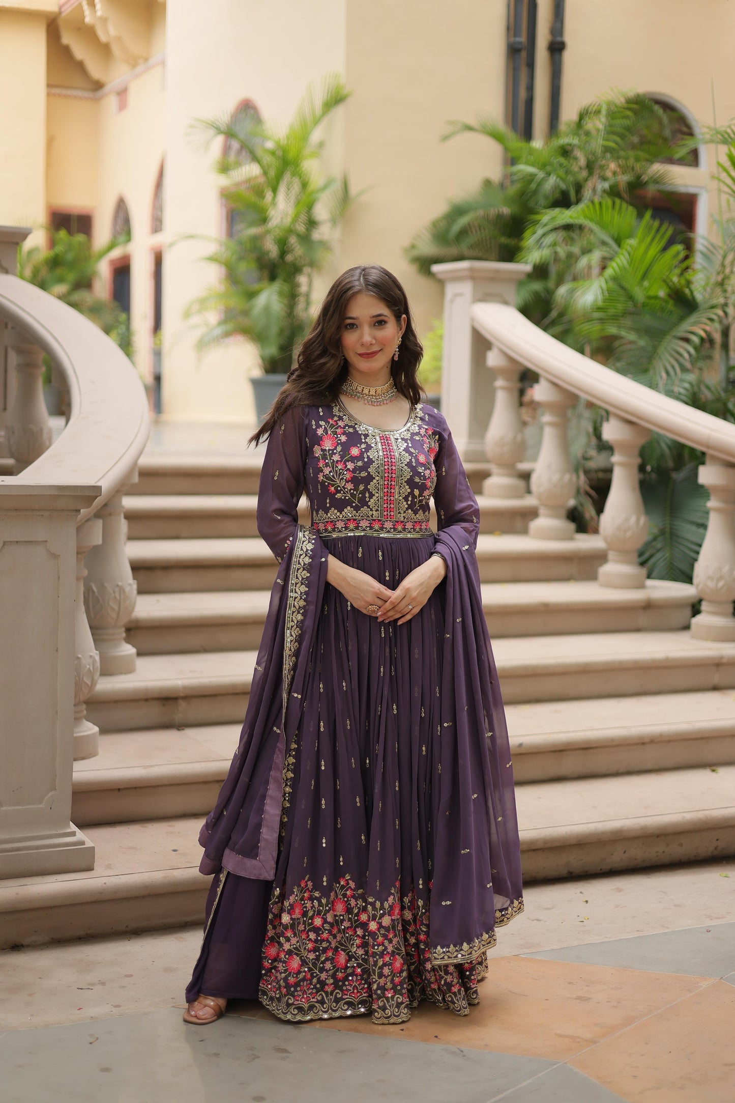 Premium designer readymade top-sharara-dupatta collections