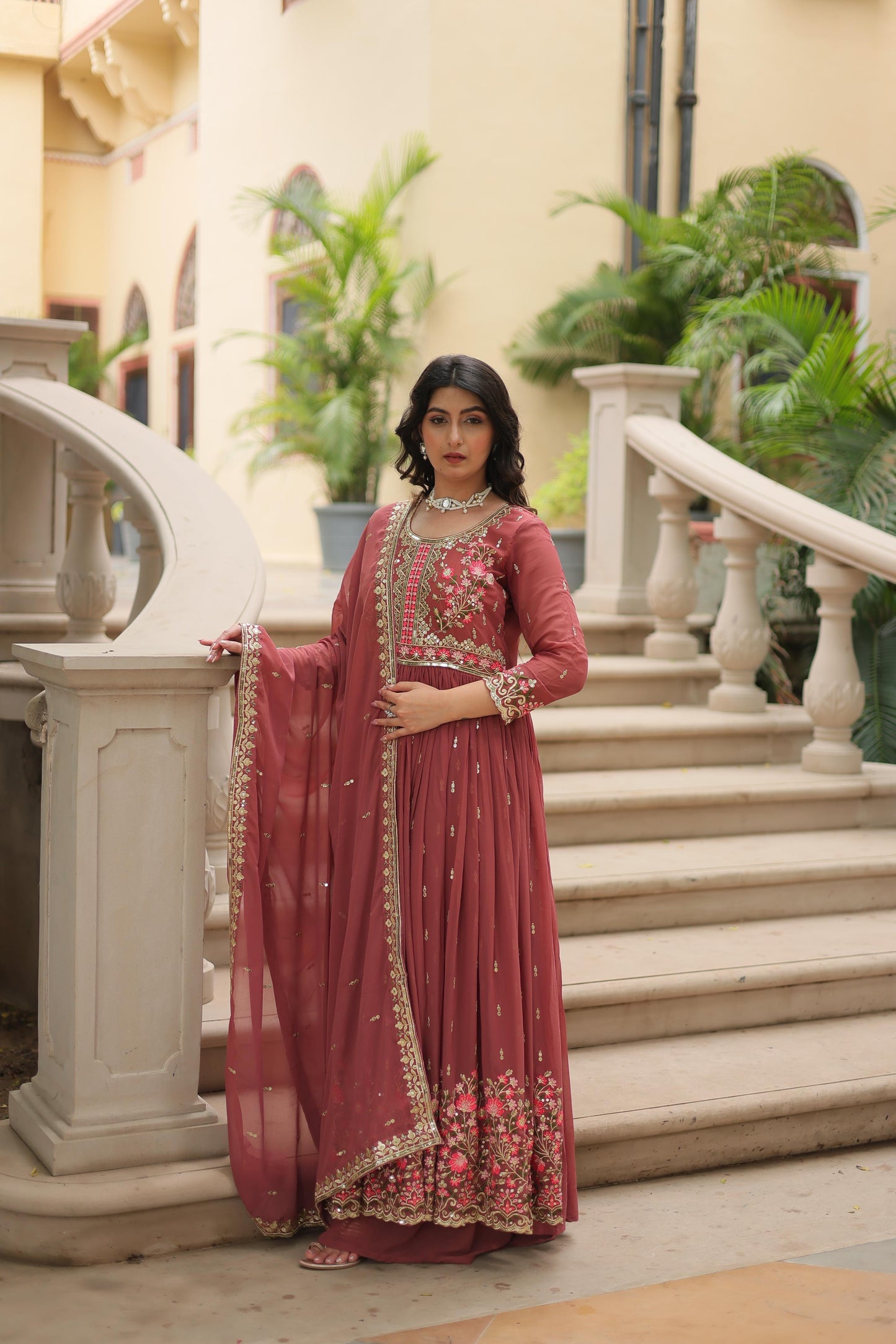 Premium designer readymade top-sharara-dupatta collections