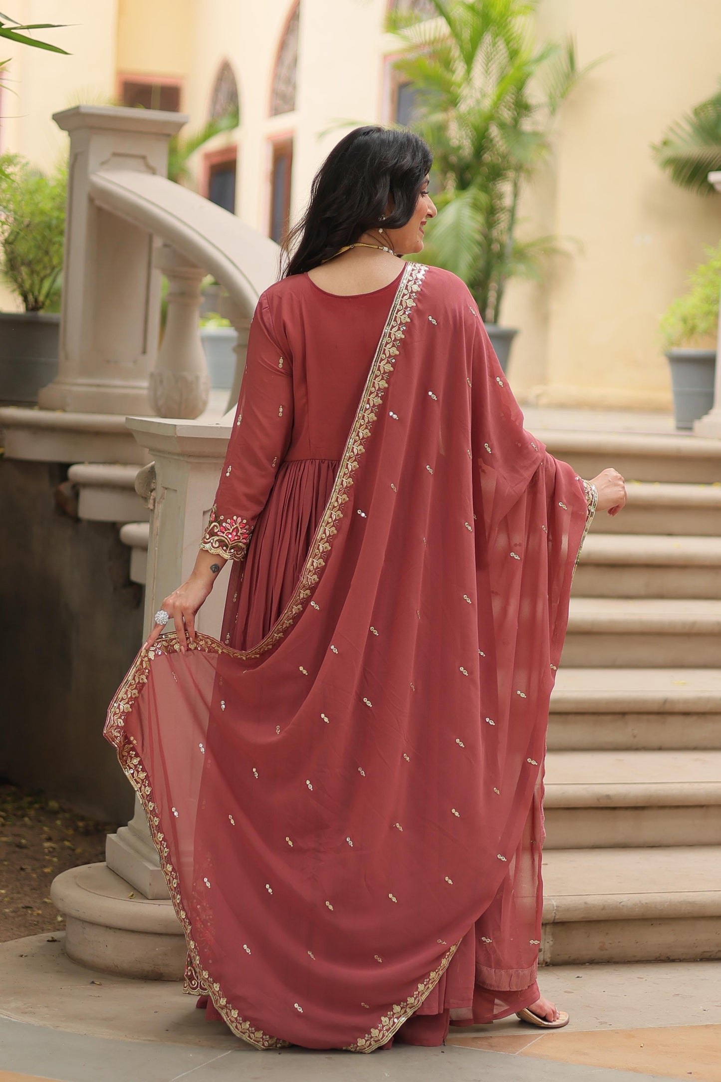 Premium designer readymade top-sharara-dupatta collections
