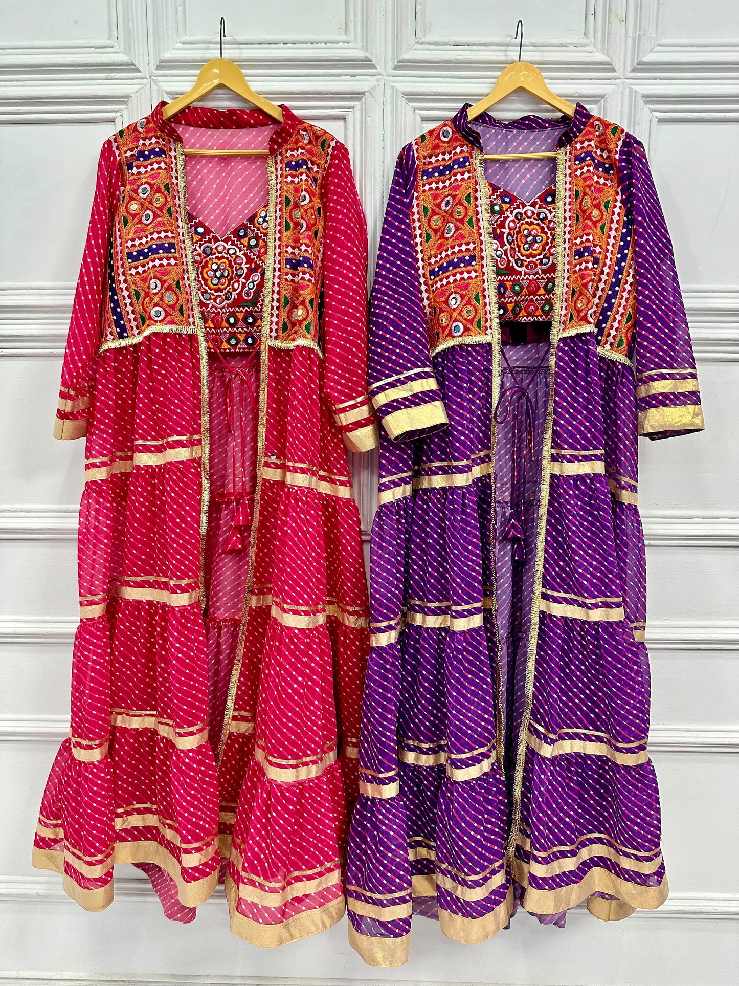 Navratri special shrug and blouse