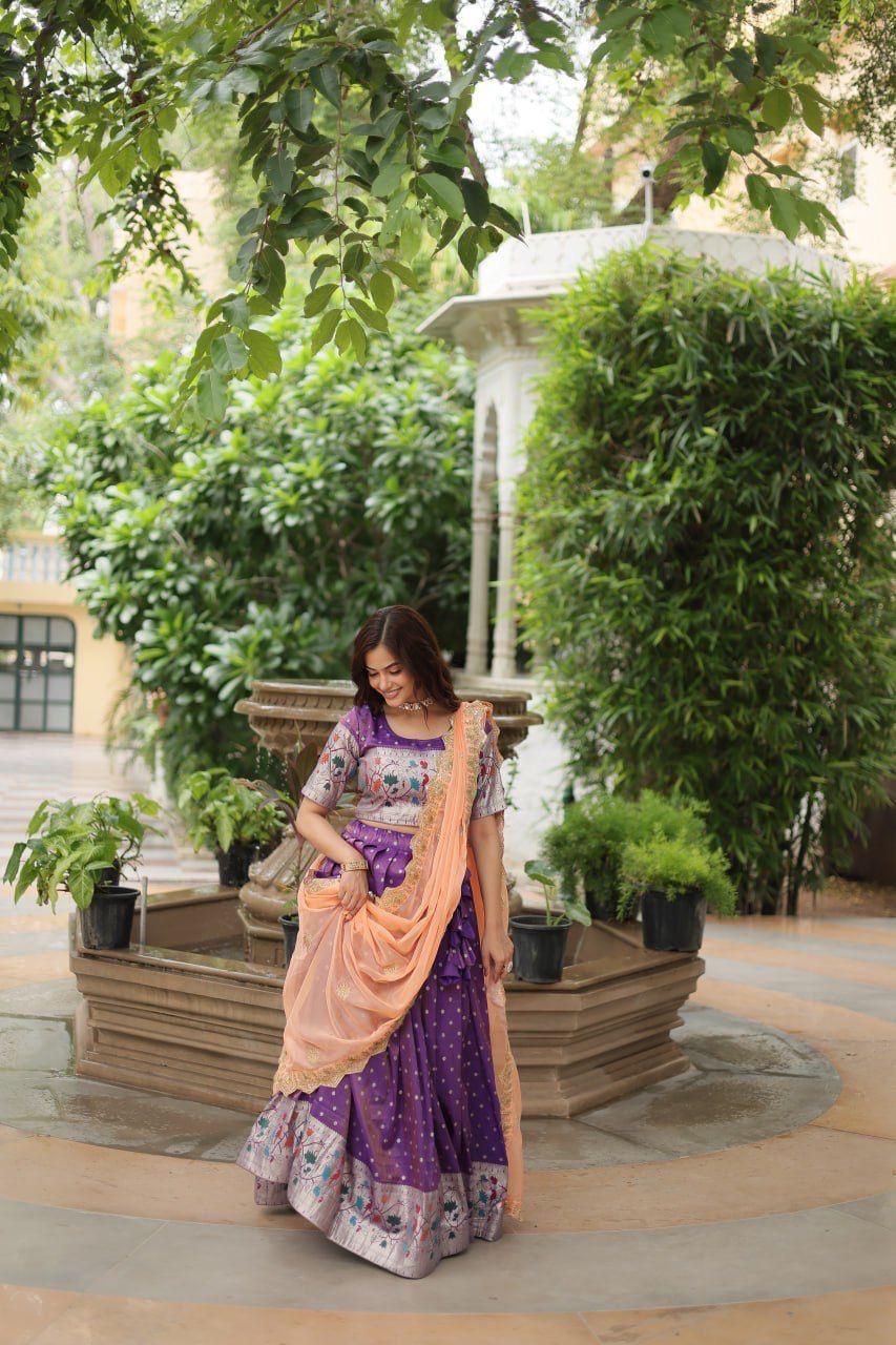 Lehenga choli with dupatta collections-2025