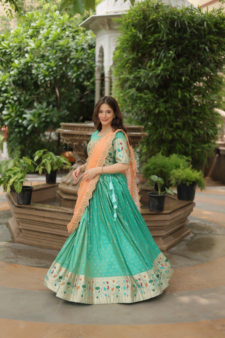 Lehenga choli with dupatta collections-2025