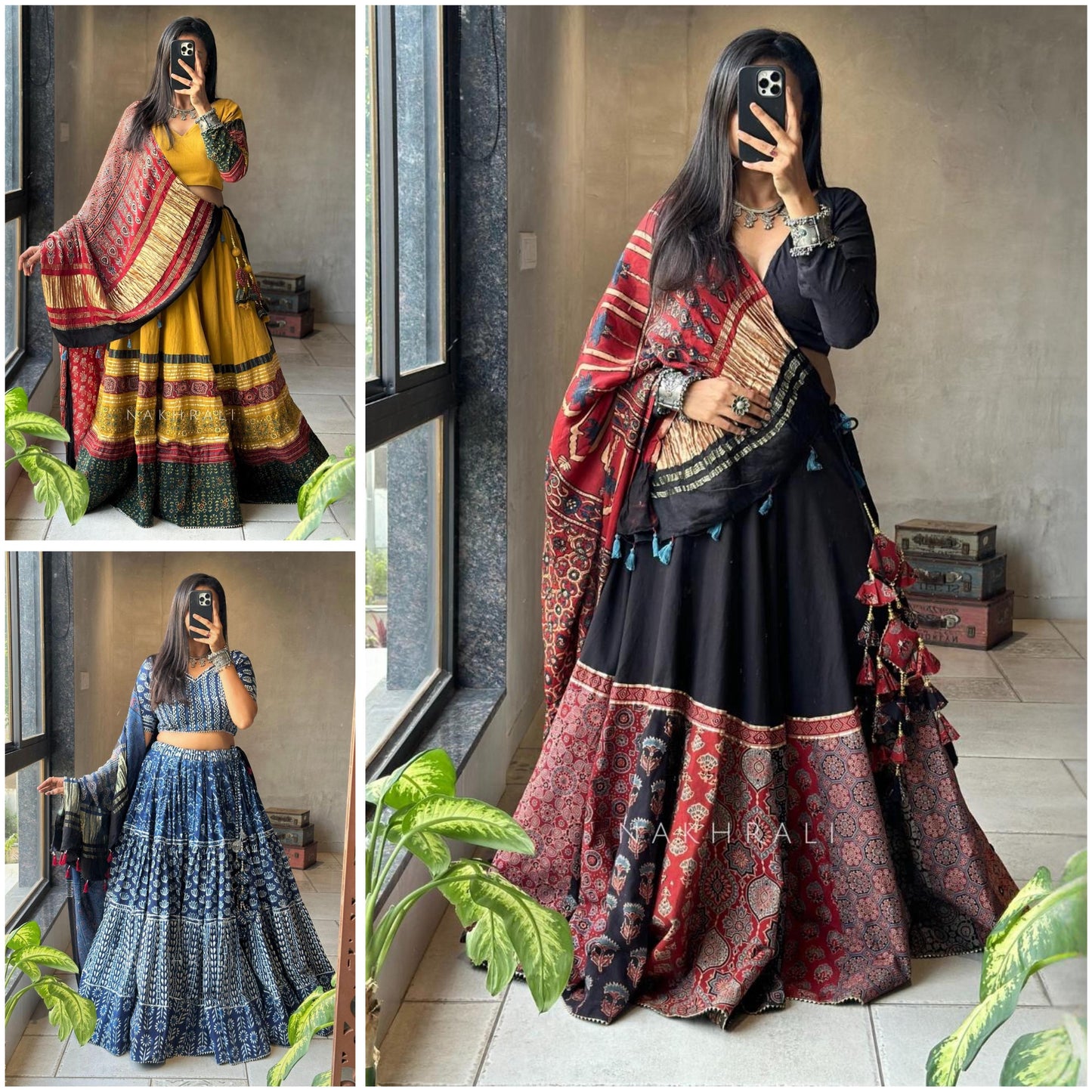 For this upcoming Navaratri season our exclusive full stitched lehenga choli
