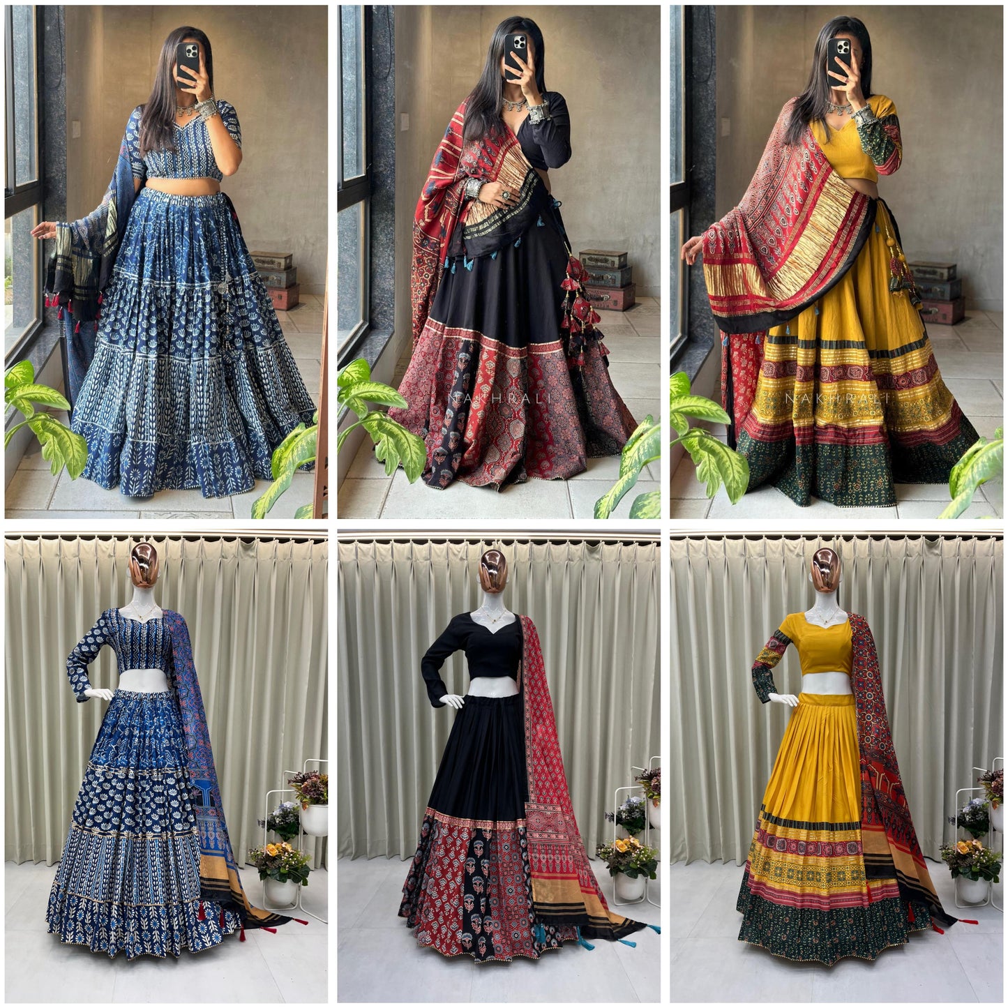 For this upcoming Navaratri season our exclusive full stitched lehenga choli