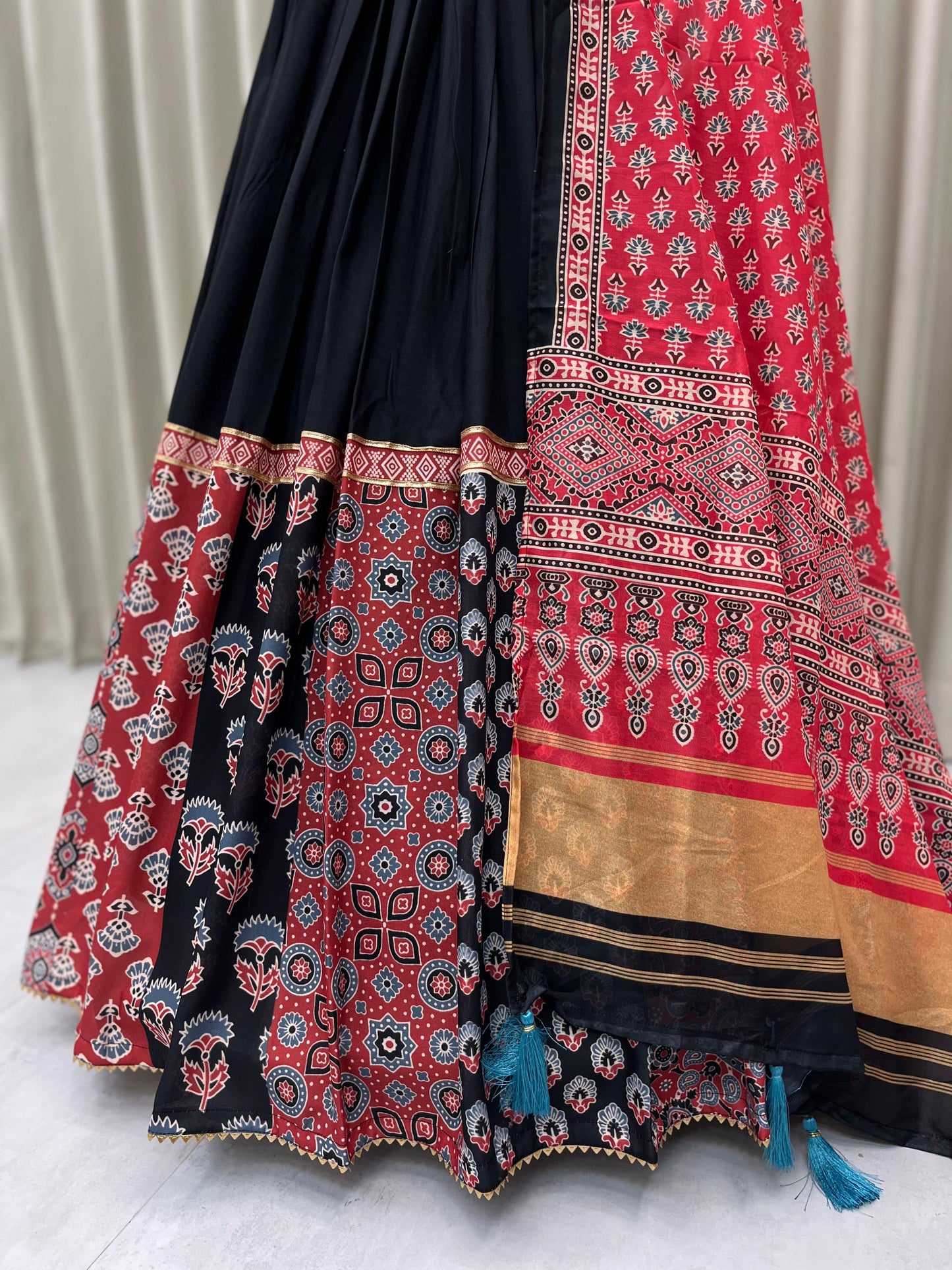 For this upcoming Navaratri season our exclusive full stitched lehenga choli