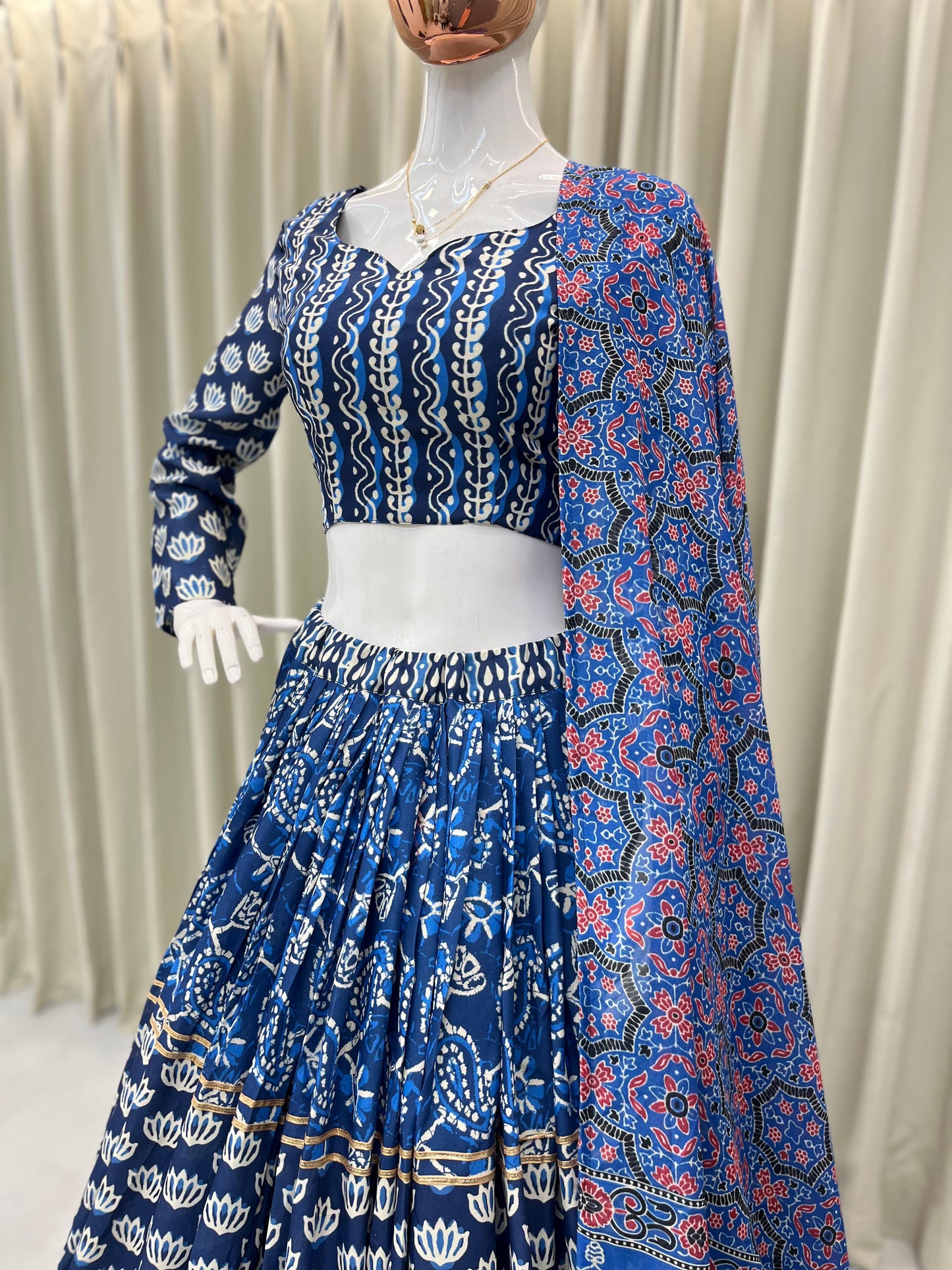 For this upcoming Navaratri season our exclusive full stitched lehenga choli