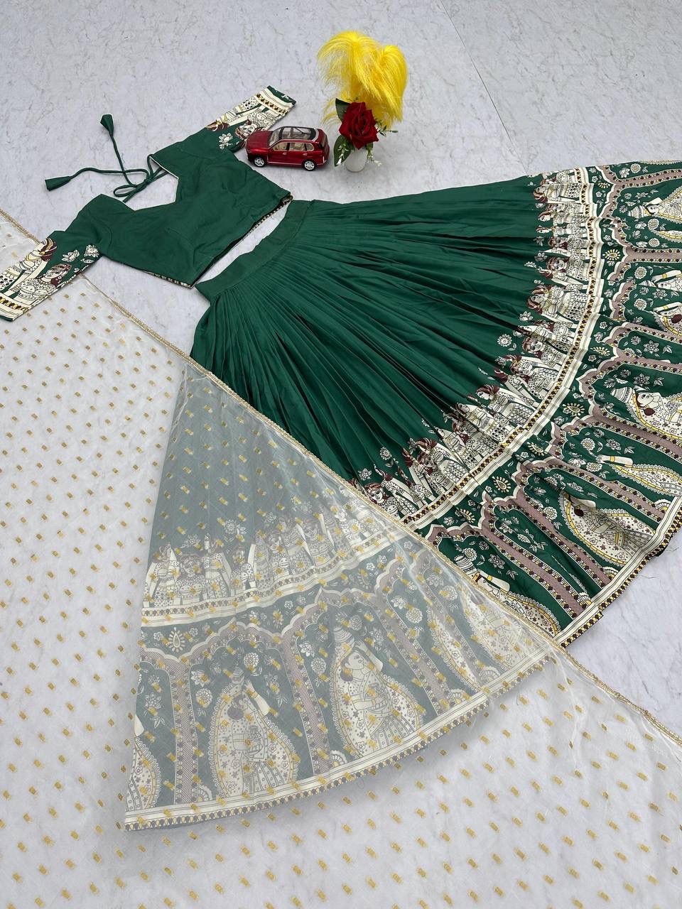 Launching Kalamkari Lehenga Choli