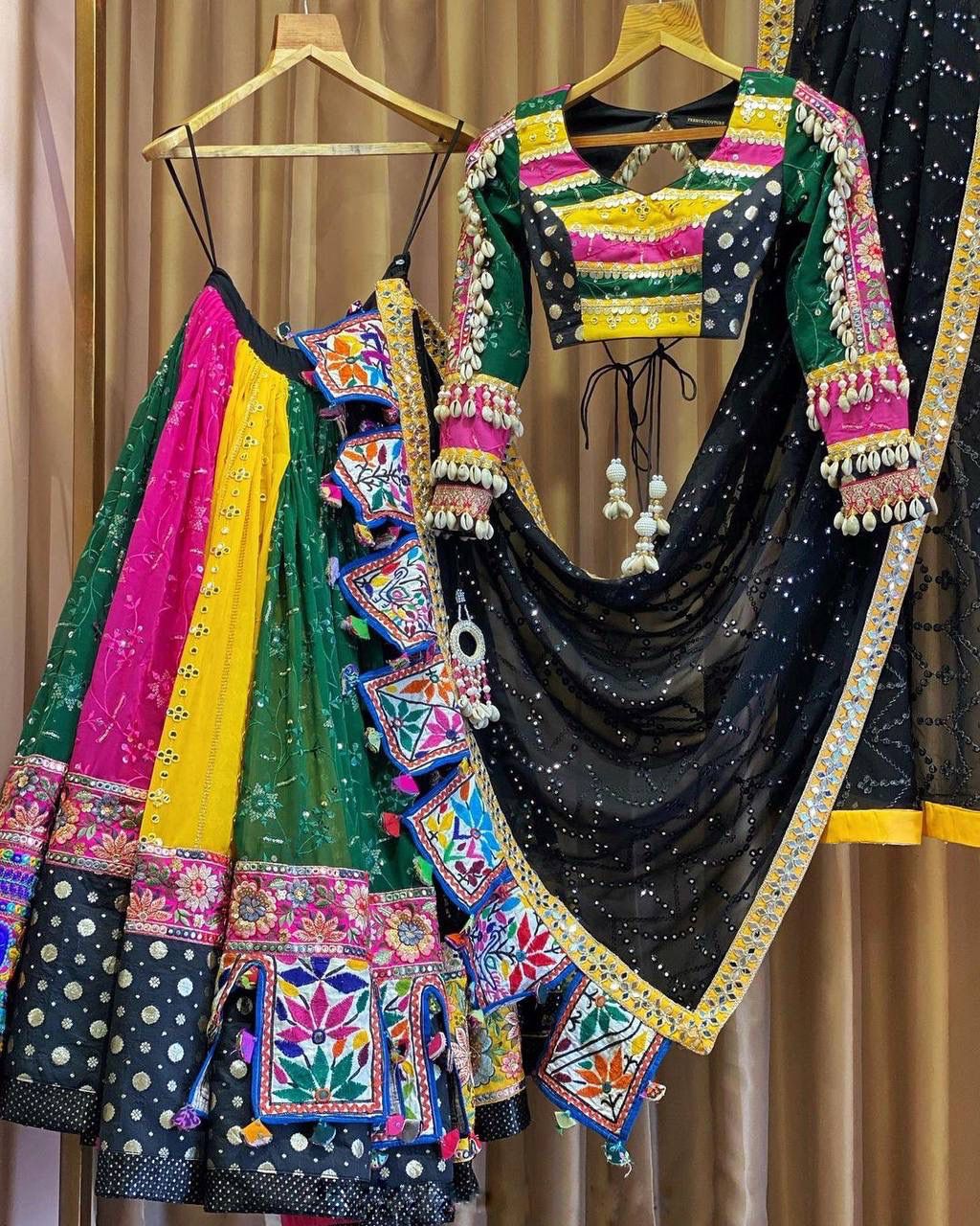 Presenting new designer printed navratri special lahenga choli