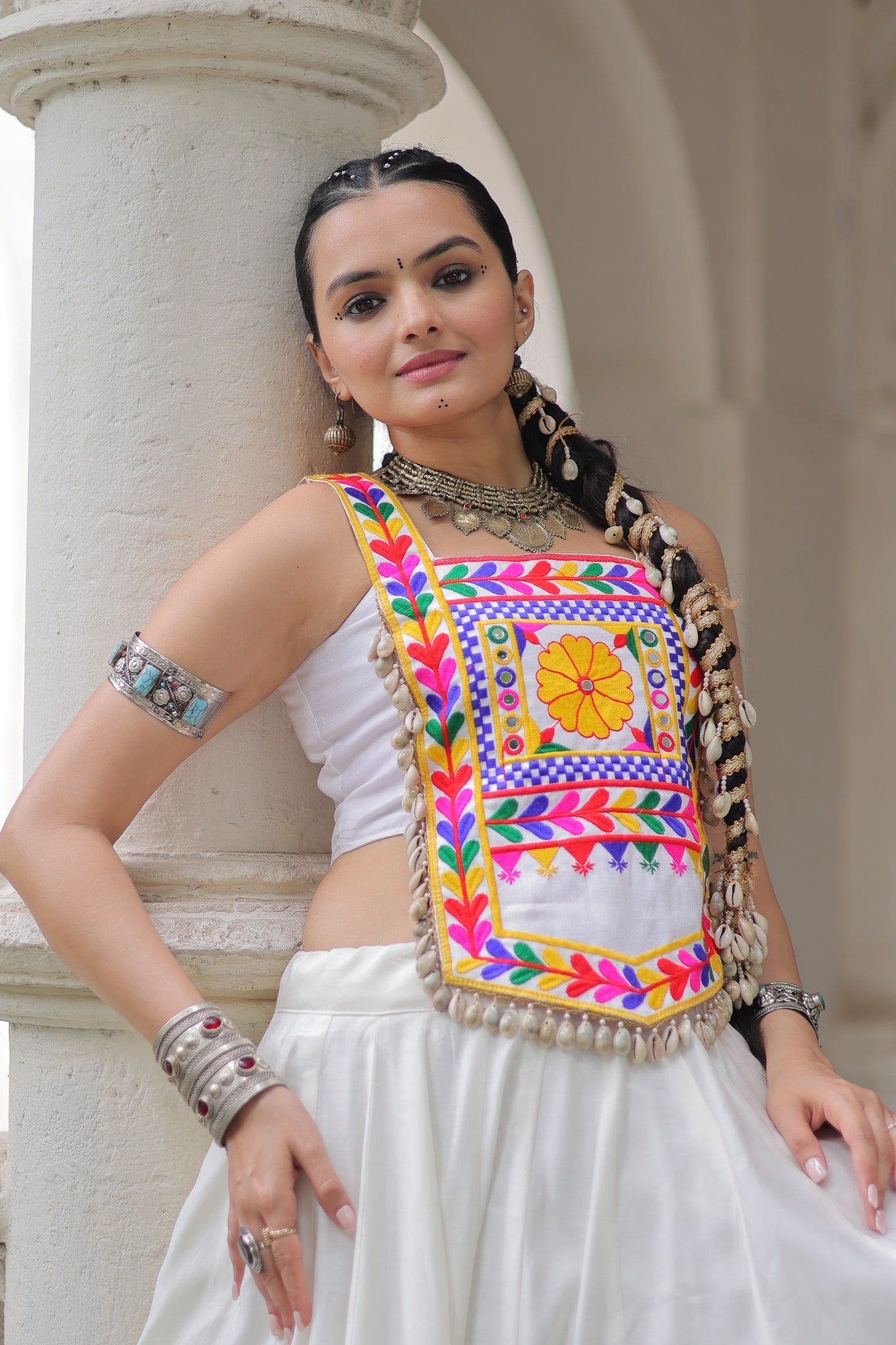 For this upcoming Navaratri season our exclusive full stitched lehenga choli