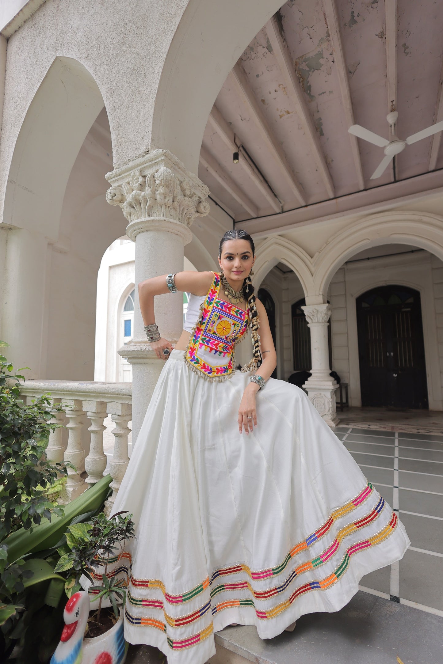 For this upcoming Navaratri season our exclusive full stitched lehenga choli