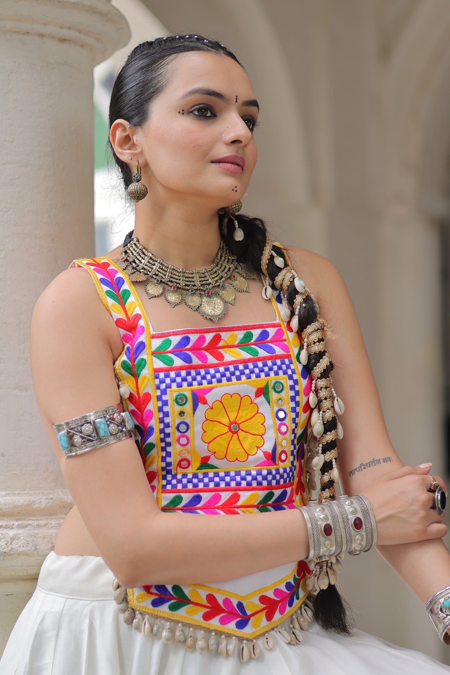 For this upcoming Navaratri season our exclusive full stitched lehenga choli