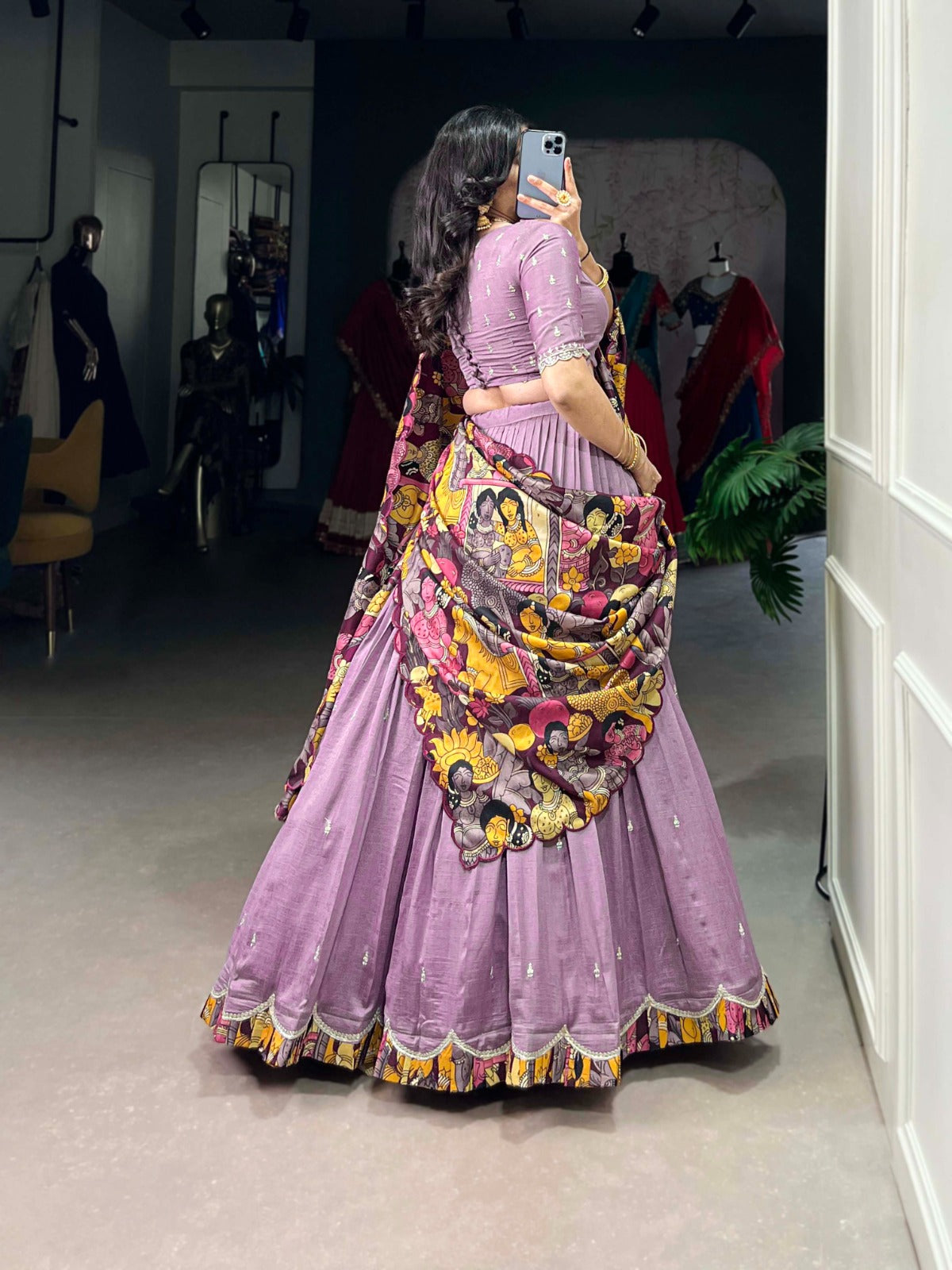 A masterpiece of sequins, thread, and tradition