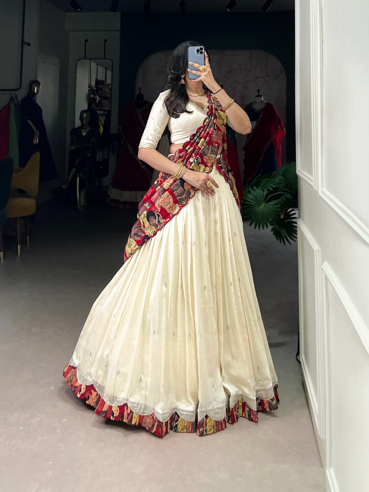 A masterpiece of sequins, thread, and tradition