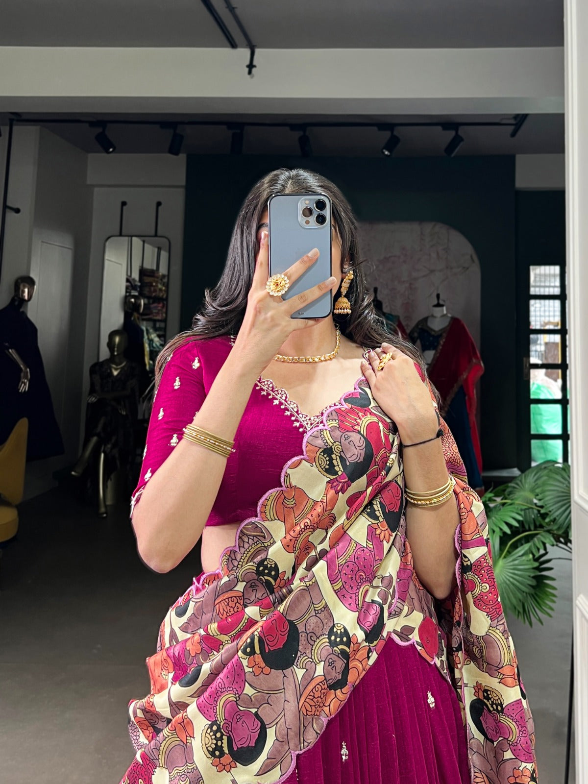 A masterpiece of sequins, thread, and tradition