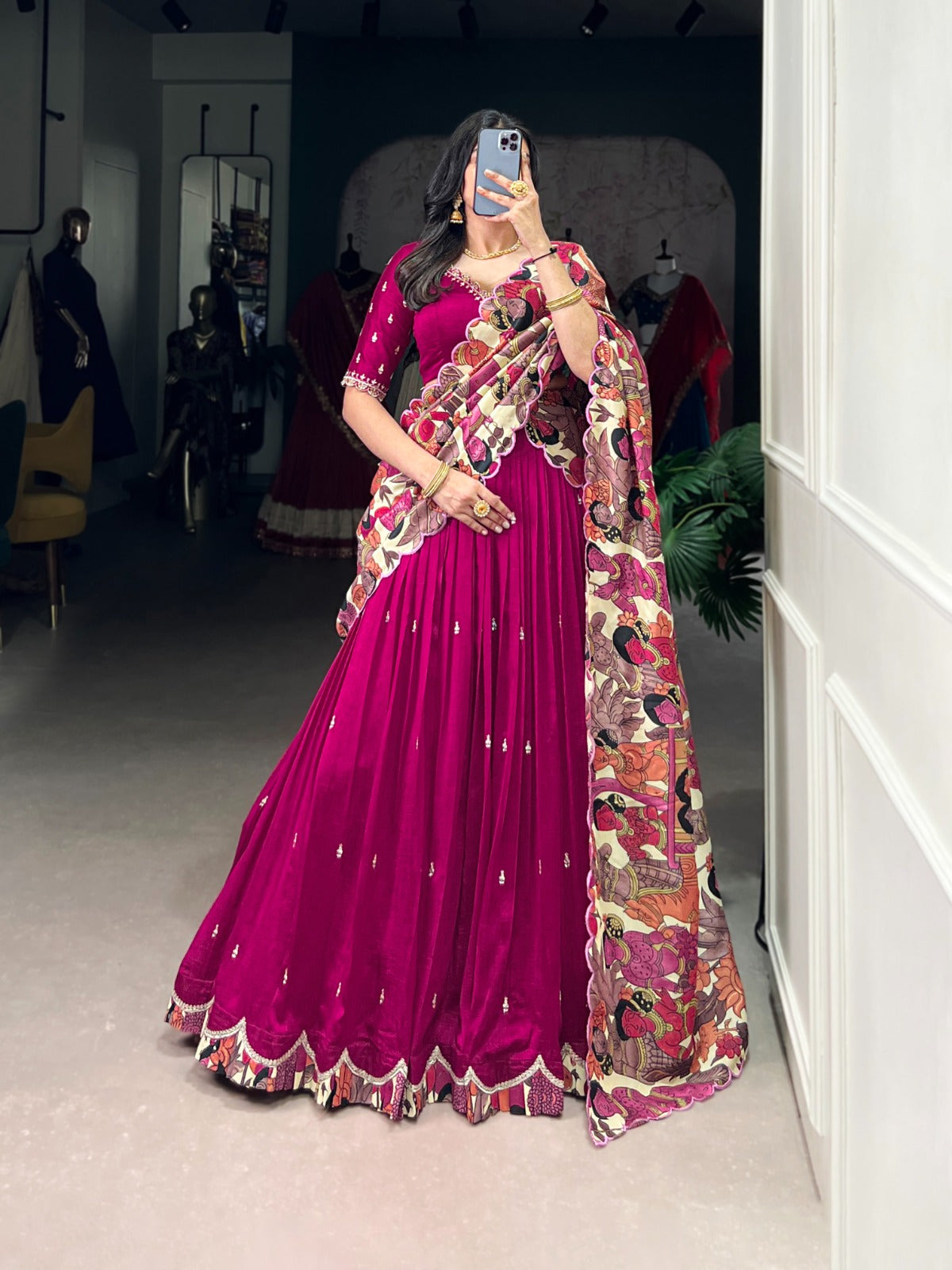 A masterpiece of sequins, thread, and tradition