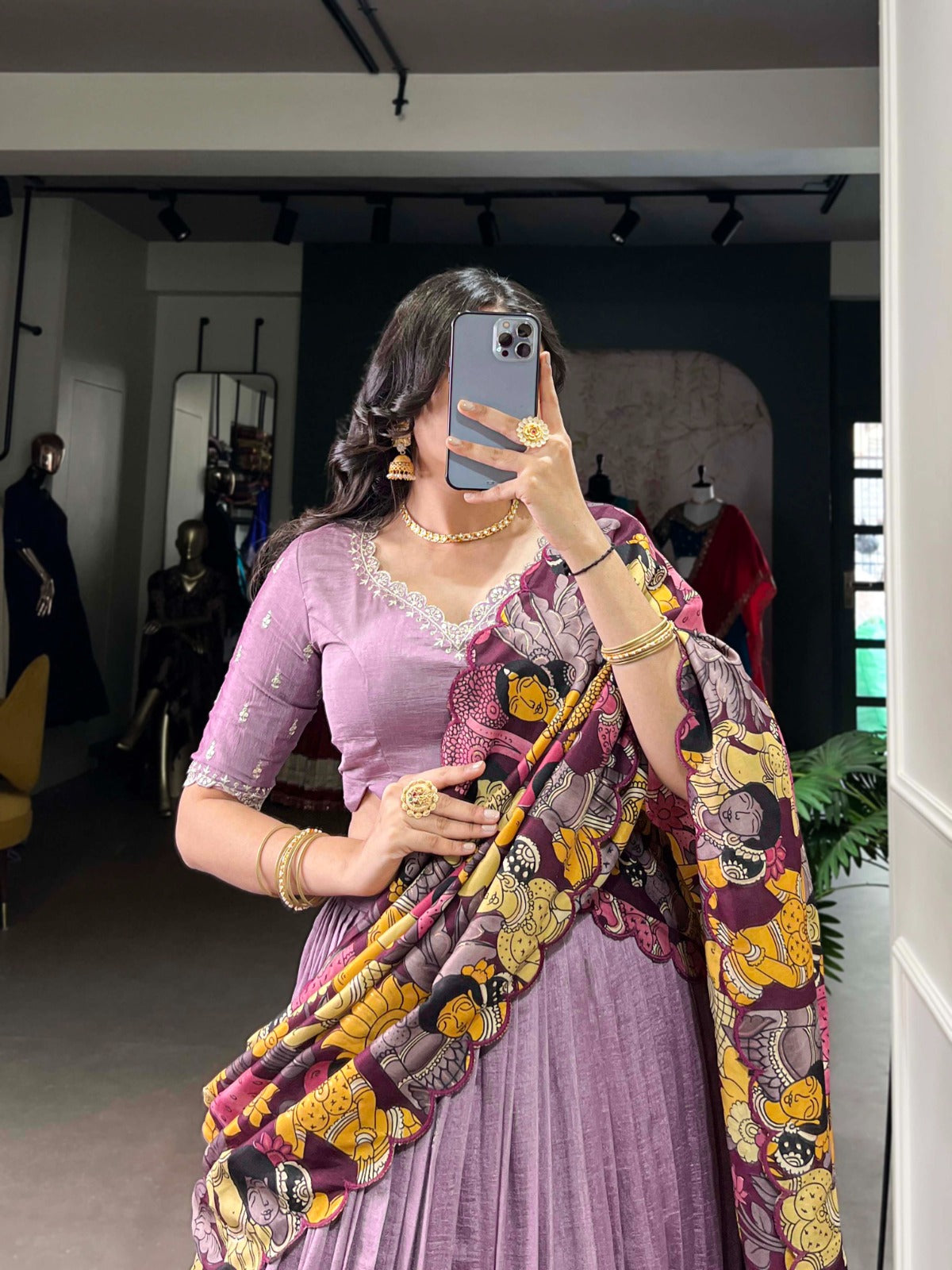 A masterpiece of sequins, thread, and tradition