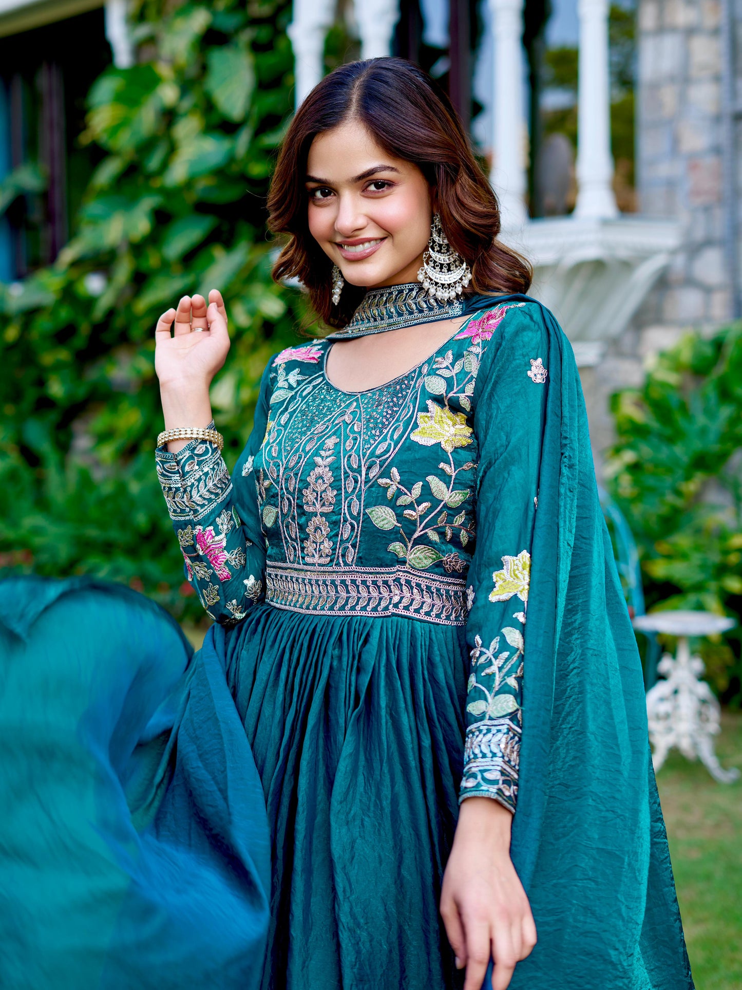 Launching New Festival Long Gown & Duptta