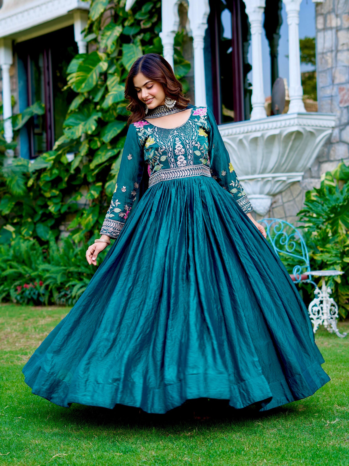Launching New Festival Long Gown & Duptta