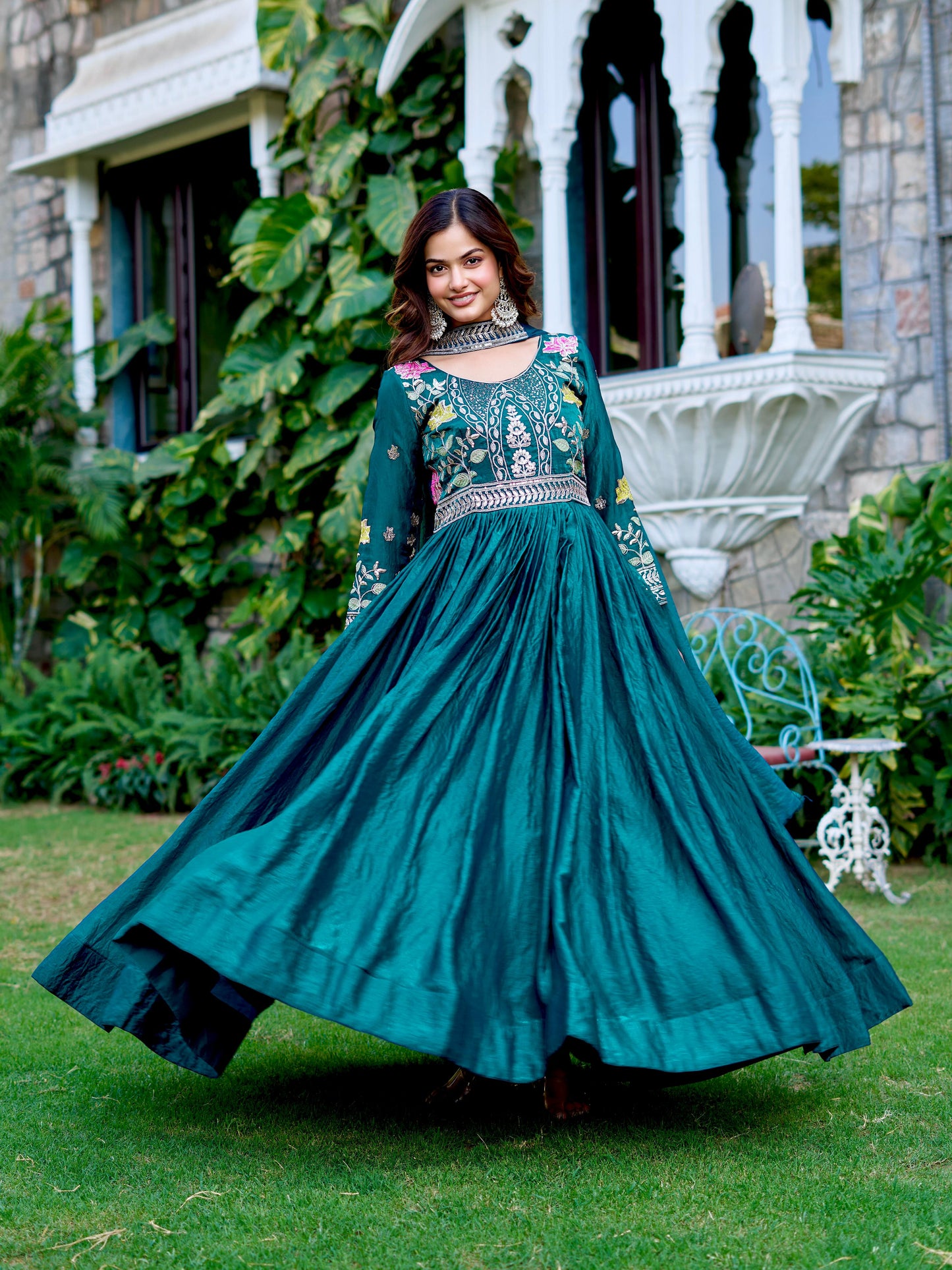 Launching New Festival Long Gown & Duptta