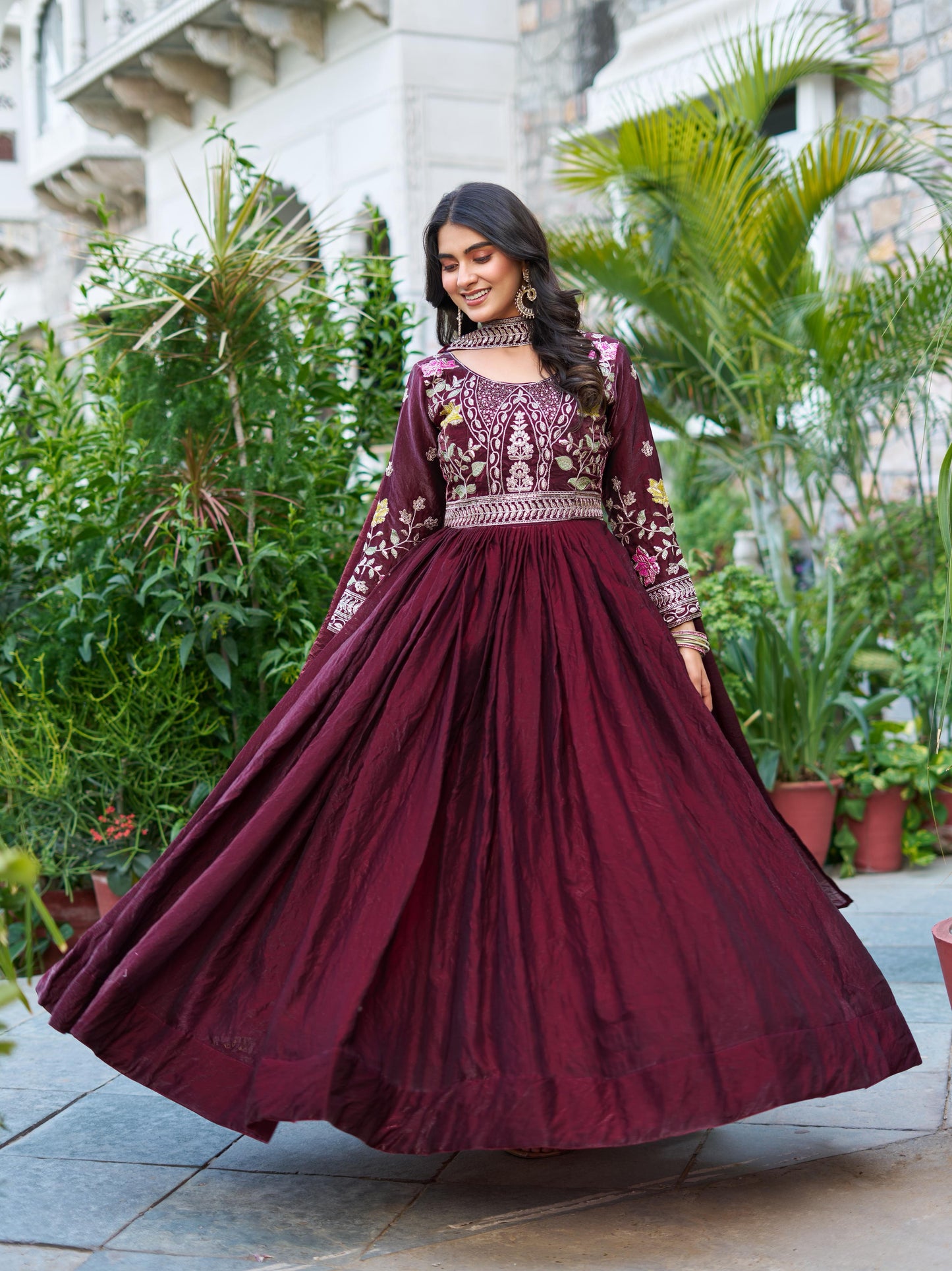Launching New Festival Long Gown & Duptta