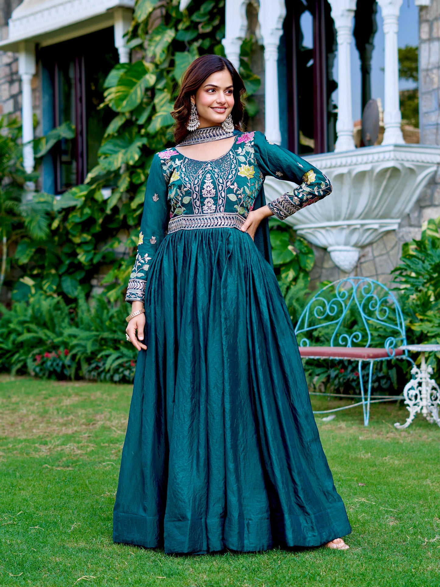 Launching New Festival Long Gown & Duptta