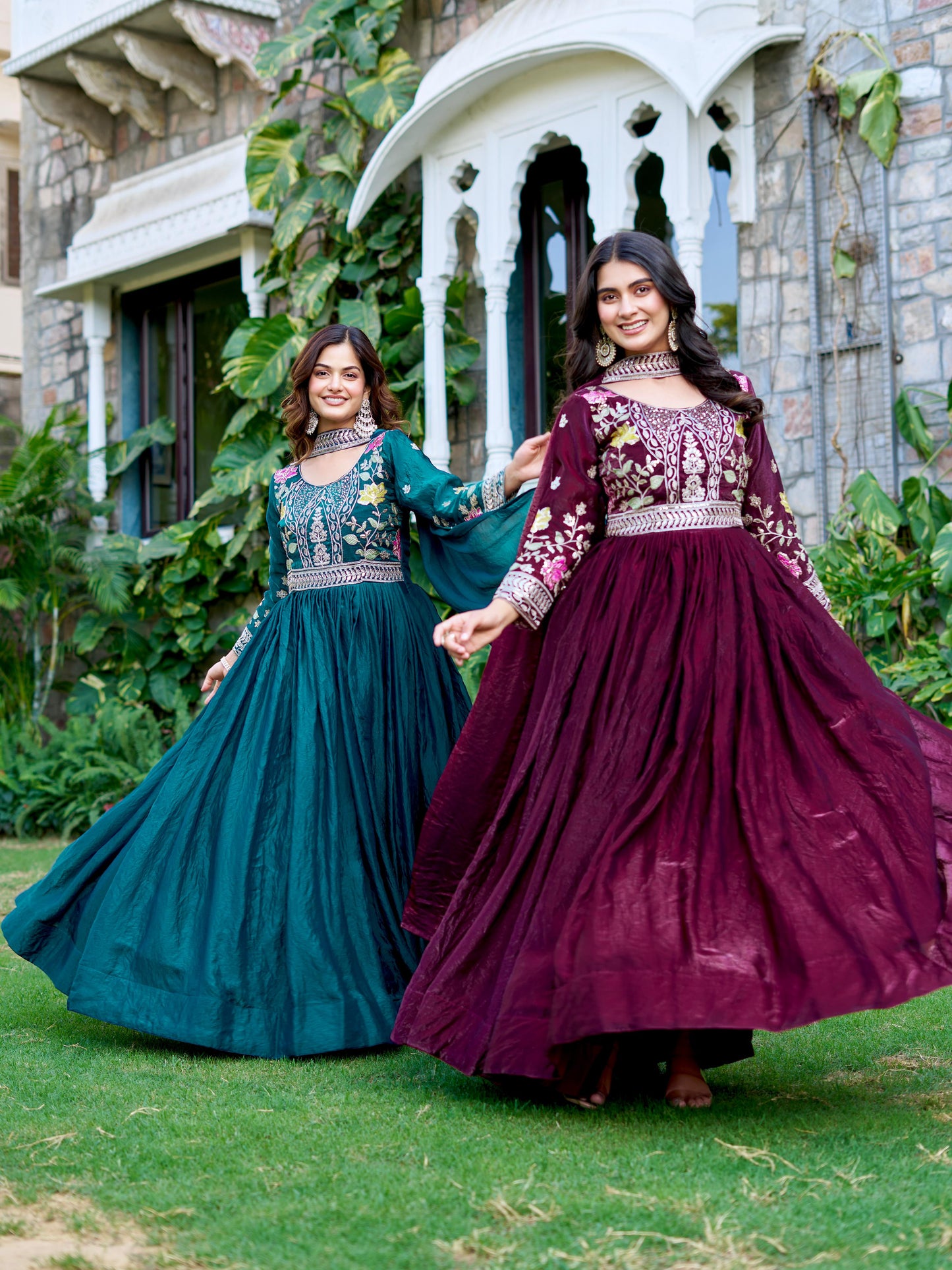 Launching New Festival Long Gown & Duptta