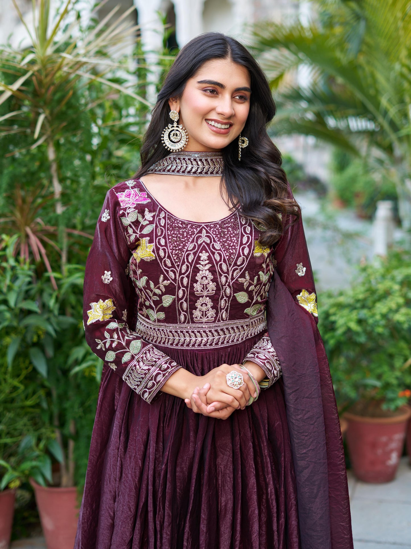 Launching New Festival Long Gown & Duptta
