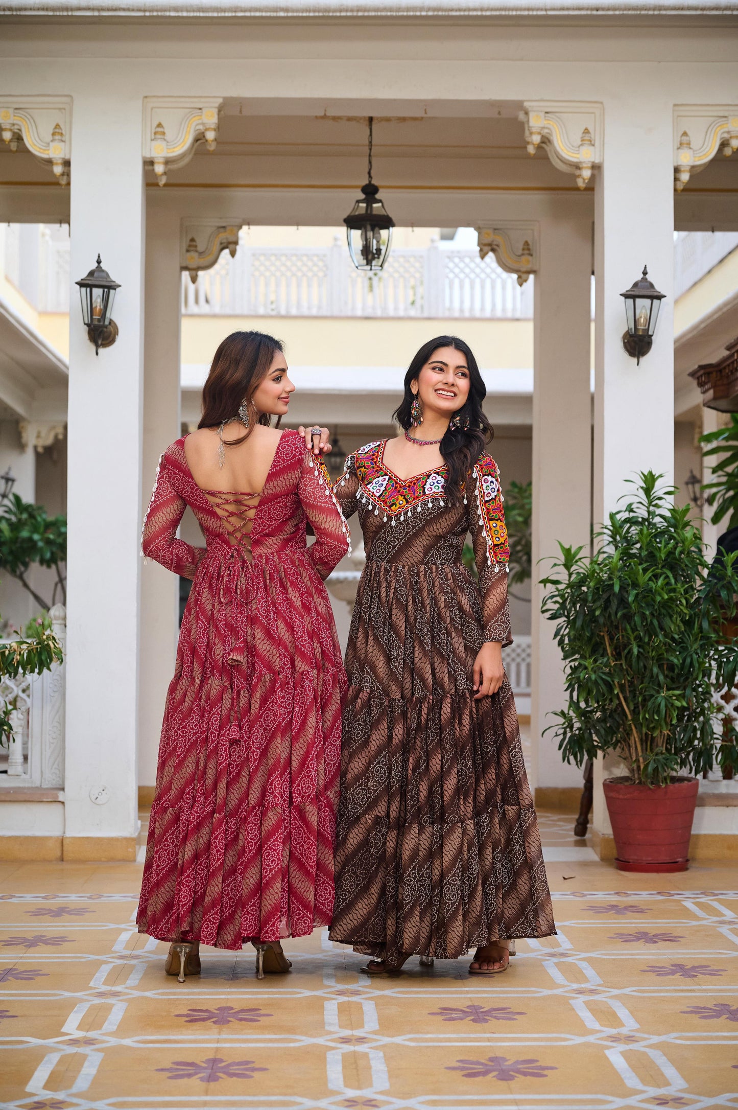 Launching Navratri Special Gamathi Work Gown