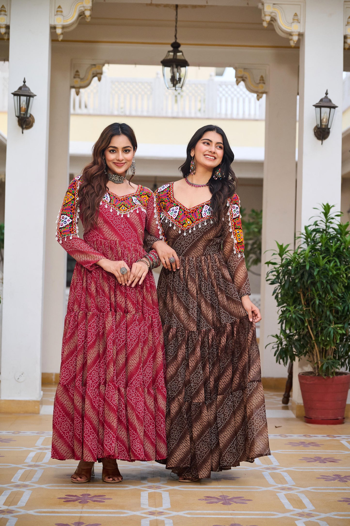 Launching Navratri Special Gamathi Work Gown