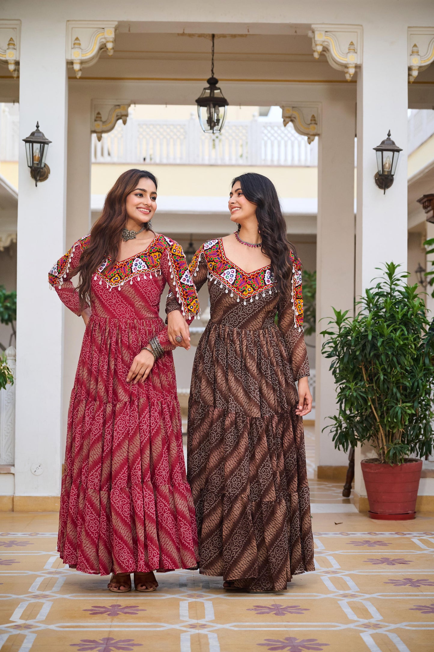 Launching Navratri Special Gamathi Work Gown