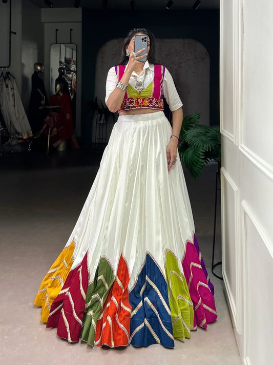 Pure Reyon Plain Work Navratri Chaniya Choli
