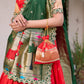 Embroidered Jacquard Silk Lehenga Choli