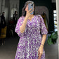 Designer Summer Frock in Georgette With Print Western Dress