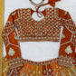 Foux Gorgette Intricate Thread & Sequnce Embroidery Lehenga