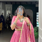 Navratri Ready to Wear Lehenga in Chanderi Silk With 12 Meter Flair