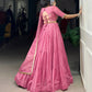 Navratri Ready to Wear Lehenga in Chanderi Silk With 12 Meter Flair