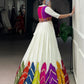 Pure Reyon Plain Work Navratri Chaniya Choli