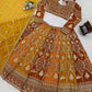 Foux Gorgette Intricate Thread & Sequnce Embroidery Lehenga