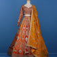 Foux Gorgette Intricate Thread & Sequnce Embroidery Lehenga